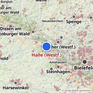 Kartenvorschau Halle (Westf.)