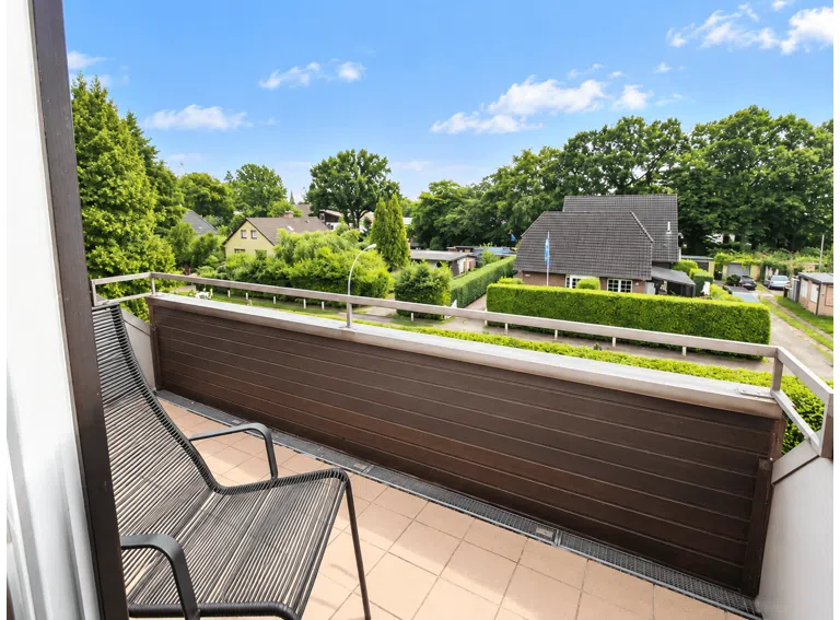 Blick vom Balkon