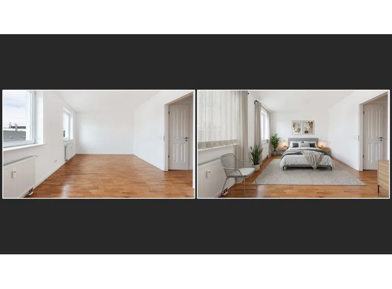 Schlafzimmer Vorher-Nachher