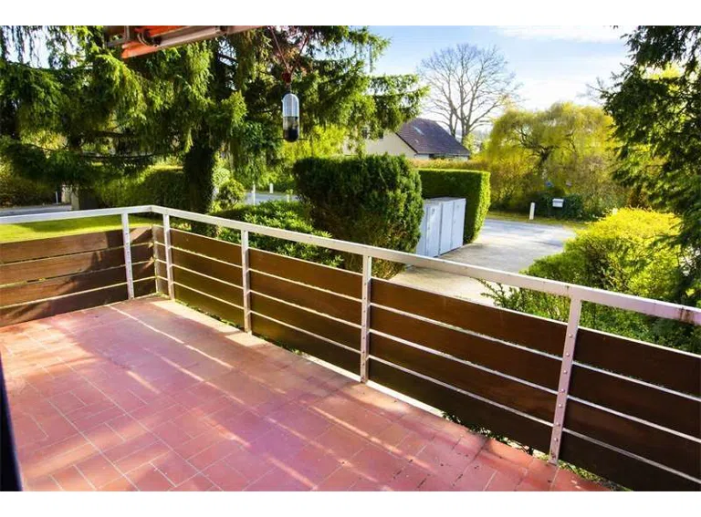 Blick vom vorderen Balkon