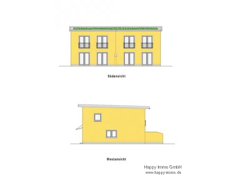 Süd- und Westansicht