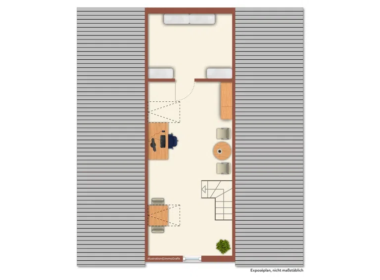 Grundriss Spitzboden