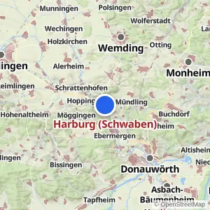 Kartenvorschau Harburg (Schwaben)