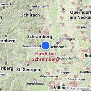 Kartenvorschau Hardt bei Schramberg
