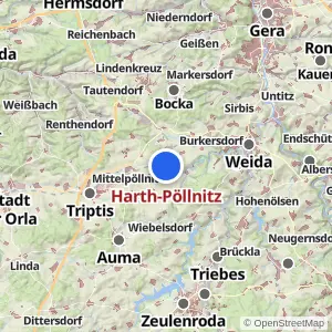 Kartenvorschau Harth-Pöllnitz