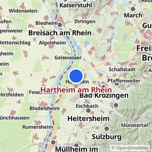 Kartenvorschau Hartheim am Rhein