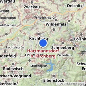 Kartenvorschau Hartmannsdorf b. Kirchberg