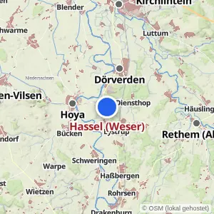 Kartenvorschau Hassel (Weser)