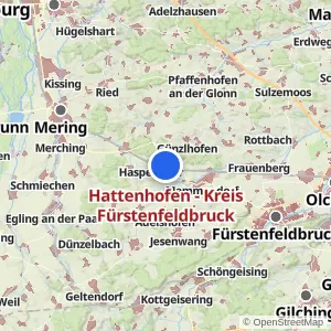 Kartenvorschau Hattenhofen - Kreis Fürstenfeldbruck