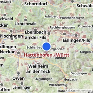 Kartenvorschau Hattenhofen - Württ