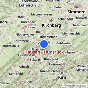 Kartenvorschau Hausen - Hunsrück