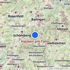 Kartenvorschau Hausen am Tann