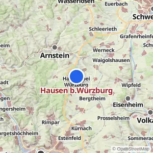 Kartenvorschau Hausen b.Würzburg