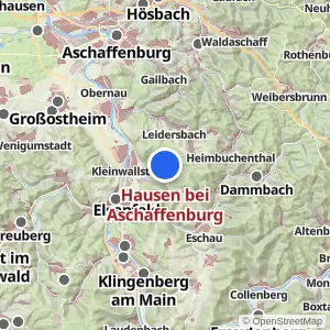 Kartenvorschau Hausen bei Aschaffenburg