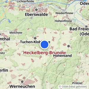 Kartenvorschau Heckelberg-Brunow