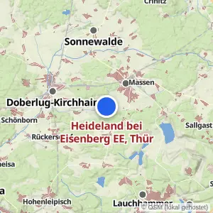 Kartenvorschau Heideland bei Eisenberg EE, Thür