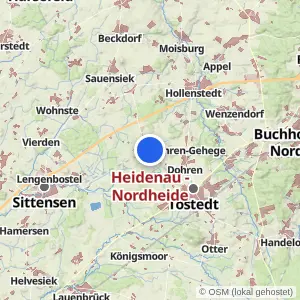 Kartenvorschau Heidenau - Nordheide