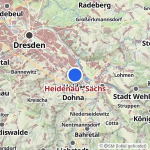 Kartenvorschau Heidenau - Sachs