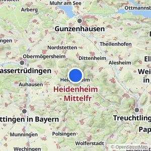 Kartenvorschau Heidenheim - Mittelfr