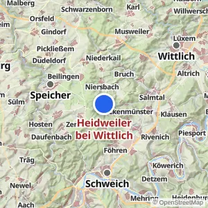 Kartenvorschau Heidweiler bei Wittlich