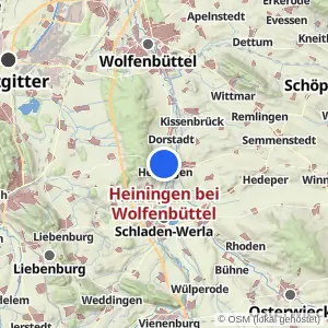 Kartenvorschau Heiningen bei Wolfenbüttel