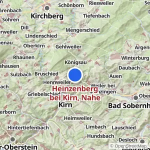 Kartenvorschau Heinzenberg bei Kirn, Nahe