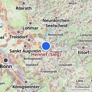 Kartenvorschau Hennef (Sieg)