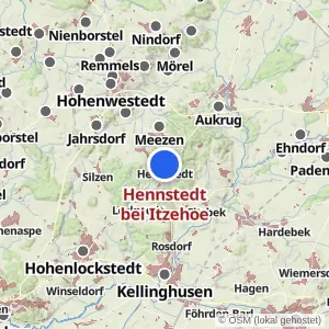 Kartenvorschau Hennstedt bei Itzehoe