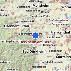 Kartenvorschau Herxheim am Berg