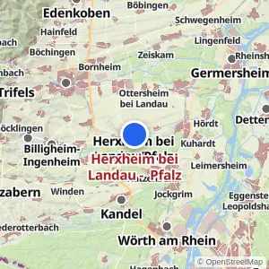 Kartenvorschau Herxheim bei Landau -  Pfalz