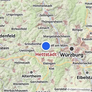 Kartenvorschau Hettstadt