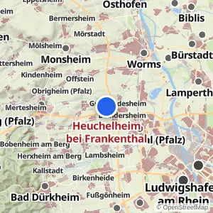 Kartenvorschau Heuchelheim bei Frankenthal