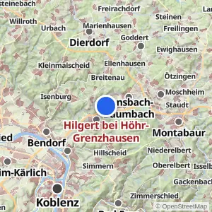 Kartenvorschau Hilgert bei Höhr-Grenzhausen