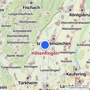 Kartenvorschau Hiltenfingen