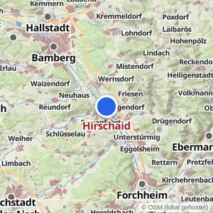 Kartenvorschau Hirschaid