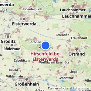Kartenvorschau Hirschfeld bei Elsterwerda