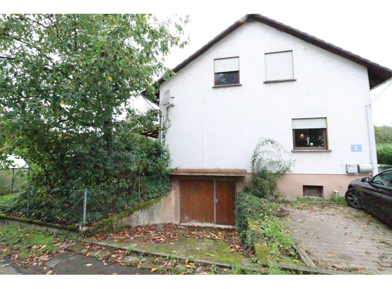 Abfahrt in die Garage