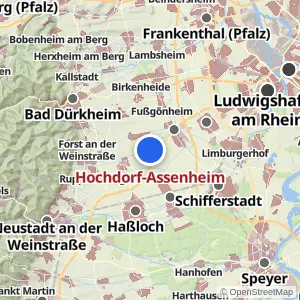 Kartenvorschau Hochdorf-Assenheim