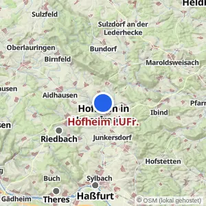 Kartenvorschau Hofheim i.UFr.