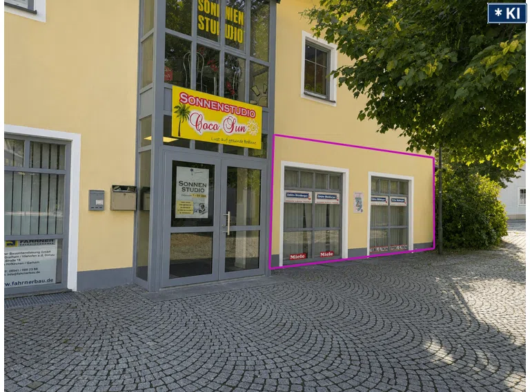 Außenansicht Gewerbeeinheit