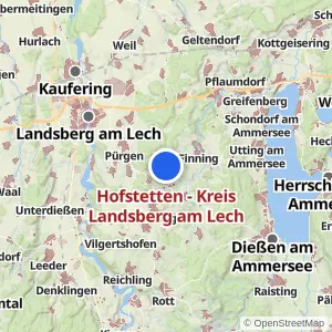 Kartenvorschau Hofstetten - Kreis Landsberg am Lech