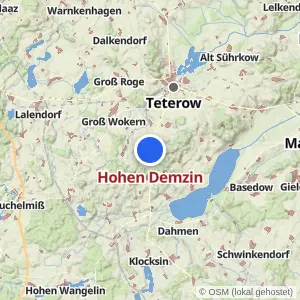 Kartenvorschau Hohen Demzin