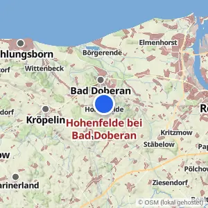 Kartenvorschau Hohenfelde bei Bad Doberan