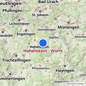 Kartenvorschau Hohenstein - Württ