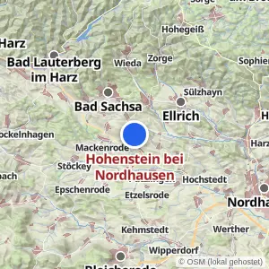 Kartenvorschau Hohenstein bei Nordhausen