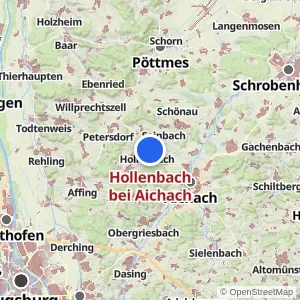 Kartenvorschau Hollenbach bei Aichach