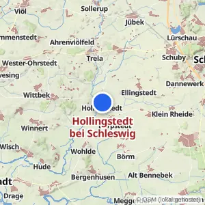 Kartenvorschau Hollingstedt bei Schleswig