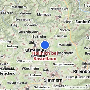 Kartenvorschau Hollnich bei Kastellaun