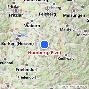 Kartenvorschau Homberg (Efze)
