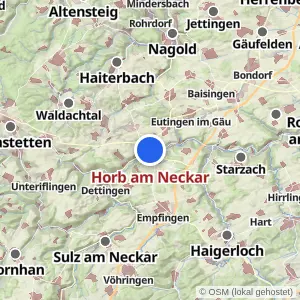 Kartenvorschau Horb am Neckar